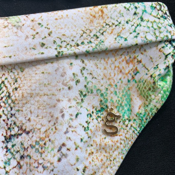Guria Flip Full Bikini Bottom Green Snake Reptile - Picture 5 of 8